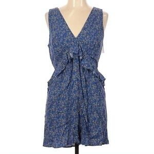 Chelsea and Violet Blue Floral Romper Size S